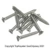 Stainless Steel Gunwale Screws, 1.25 Inches