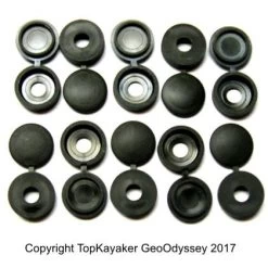 Hinged Screw Caps, 10 Pack