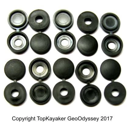 Hinged Screw Caps, 10 Pack 1 Hinged Screw Caps, 10 Pack