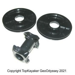Confluence Rudder Axle Kit, With Pulleys