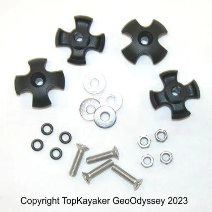 Kajak Sport Recessed Deck Fittings Kit 1 Kajak Sport Recessed Deck Fittings Kit