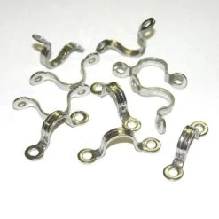 SMALL Stainless Steel Pad Eyes, 10 Pack