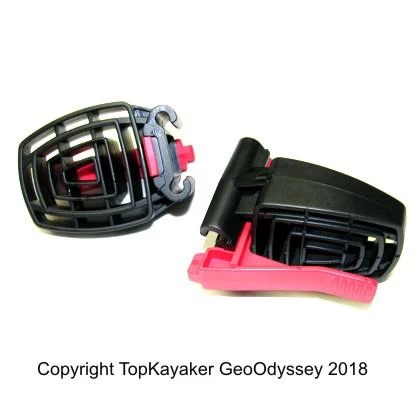 Sea-Lect Recreational Footbrace Lever And Pedal Set 1 Sea-Lect Recreational Footbrace Lever And Pedal Set