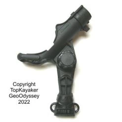 Triple Threat Rod Holder, Track Mount