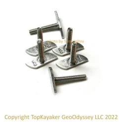 1/4-20 X 1.5 Inch Stud Track Fastener, Six Pack