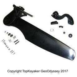 SmartTrack Hybrid Foil Rudder, Solo, Long Pin