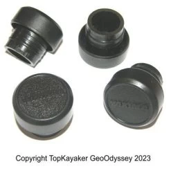Yakima Round Bar End Caps, 4 Pack