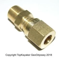 Valley Skeg Tube Compression Fitting