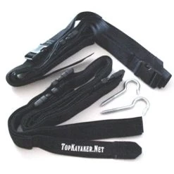 Three Kayak Hanging Storage Rack