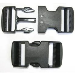 Dual Adjustable Side Release Buckles, 1.5 In. 50 Pack